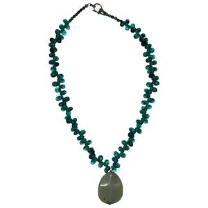 Green Beaded Necklace